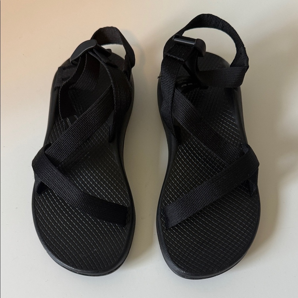 Chaco Women’s Z/1 Adjustable Strap Sandals - Black - 8